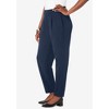 Jessica London Women's Plus Size Stretch Knit Crepe Straight Leg Pants - 4 of 4