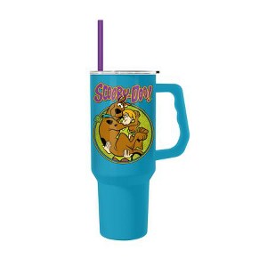 Silver Buffalo Silver Buffalo Scooby Doo Scared Shaggy Scooby 40oz Stainless Steel Tumbler - 1 of 4