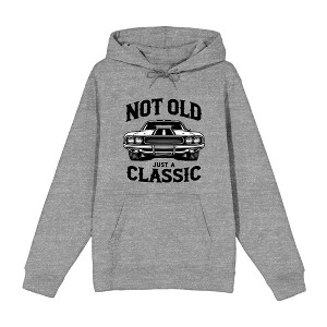 Not Old Just A Classic Adult Long Sleeve Hoodie - 1 of 3