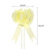 Unique Bargains Large Pull Bow Bright Elegant Gift Wrapping Bows for Wedding 20 Pcs - 2 of 4