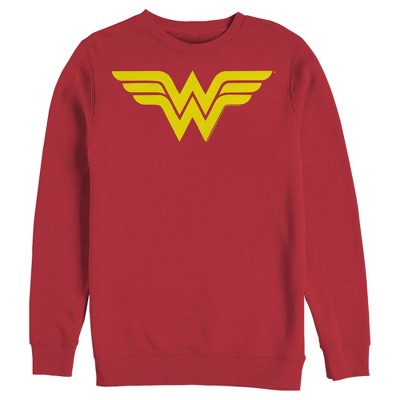 Men's Justice League Classic Logo Sweatshirt - Red - 3X Large