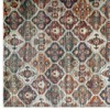 Modway Tribute Azalea 5x8 Area Rug - Vintage Floral Lattice Pattern Rug with Distressed Look in Soft Polypropylene - 2 of 4