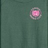Women's - Barbie - Campus Club Lightweight French Terry Wide Neck Long Sleeve Graphic Shirt - 2 of 4