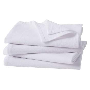 Mouind 10 Pack Bar Towels - Bar Mop Cleaning Kitchen Towels (12 x 12'') -  100% Cotton White Kitchen Bar Towels, Restaurant Cleaning Towels, Shop