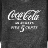 Men's - Coca-Cola - As Always Five Cents Graphic Fleece Sweatshirt - 2 of 4