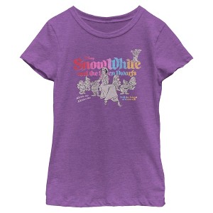 Girls Snow White and the Seven Dwarfs Heigh-Ho Heigh-Ho the Fairest of Them All T Shirt - 1 of 4