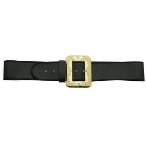 Halco Mens Santa Belt with Cast Buckle  - Black - 1 of 1