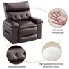 Power Recliner Chair - Heat and Massage, Adjustable Electric Recliner Ergonomic PU Leather Single Sofa, Padded Seat, Lazy Chair for Living Room - 4 of 4