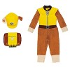 Paw Patrol Boys' Rubble Deluxe Costume Jumpsuit Halloween - Yellow - 2T - 3 of 3