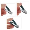 Unique Bargains Convenient Nail Clippers Set Toenail Clippers Blackish Green 1 Set - 2 of 4