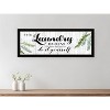 HomeRoots The Laundry Room Black and Brown Framed Print Laundry Wall Art - 2 of 4