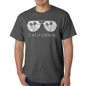 LA Pop Art Men's Word Art T-shirt - California Shades - 1 of 4