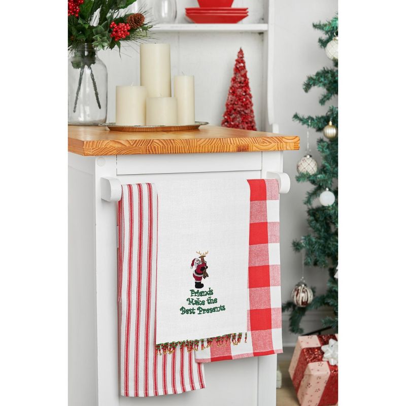 C&F Home Friends Make Best Presents Hemstitch Decorative Guest Beaded Towel, 4 of 6