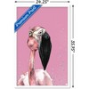 Trends International Snowtap - Flamingo Photobomb Framed Wall Poster Prints - 3 of 4