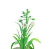 Unique Bargains Realistic Artificial Plants Bell Flower Mini Plastic 1.97"x1.97"x5.51" 1 Pcs - 4 of 4