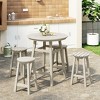 WestinTrends Malibu All Weather Hdpe Outdoor Patio Counter Height Dining Set (5-Piece) - 2 of 4