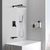 PAGED High Pressure Shower Head with Handheld Modern Waterfall Shower Faucet Set with Rainfall Shower Head for Bathroom, Restroom - 3 of 4