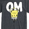 Men's - SpongeBob SquarePants - Om Yoga Spongebob Short Sleeve Graphic T-Shirt - 2 of 4