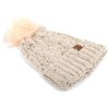 Women's Color 100% Acrylic Speckled Knit Hat And Infinity Scarf Set - 2 of 4