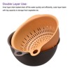 Unique Bargains Kitchen Strainer Colander Bowl Set Medium Double Layer Drain Basket - 3 of 3