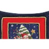 C&F Home 18" x 18" Snowman With Tree Needlepoint Pillow - 2 of 4