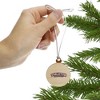 Tarleton State University Secondary Logo Mini Small Tiny Wood Christmas Tree Holiday Ornament - 2 of 4