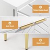 Dining Cabinet Set with 2Pcs White Dining Cabinet Set, Durable Construction, Spacious Storage, Elegant Design, Easy Assembly - 3 of 4