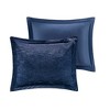 Gulches Full/Queen Velvet Comforter Set with Throw Pillow, Luxurious Bedding for Daily Use - 2 of 4