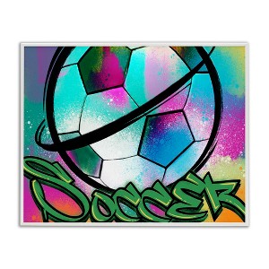 Stupell Industries Urban Sports Soccer Ball, 24" x 30" - 1 of 4