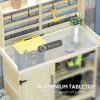 Wooden Potting Bench with Storage, Sink, Water Tap for Backyard, Patio, Balcony - 4 of 4