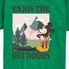 Boys' - Disney - Enjoy The Outdoors Mickey Short Sleeve Graphic T-Shirt - 2 of 4