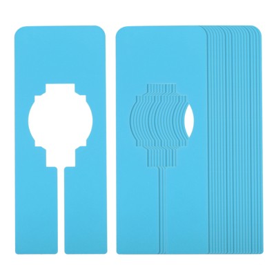 Unique Bargains Plastic Lightweight Durable Portable Clothes Divider Label 20 Pcs