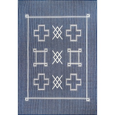 Nuloom Hillary Geometric Global Indoor/Outdoor Patio Area Rug