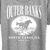 Women's - Instant Message - Outer Banks Running Horse Short Sleeve Graphic T-Shirt - 2 of 4