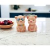 Kevins Gift Shoppe Hand Painted Ceramic Happy Pigs Salt And Pepper Shakers - image 3 of 4