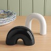 Novelty Salt and Pepper Shaker Set Black/White Arches - Room Essentials™ - 2 of 3