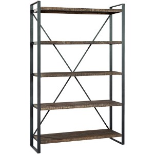 Hekman 28055 Pittsburgh Industrial Open Shelving 2-8055 Pittsburgh - 1 of 2