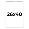 PosterPalooza | Modern Shadow Box 1" Depth White Picture Frame - UV Acrylic, Backing, Hanging Hardware - 2 of 4