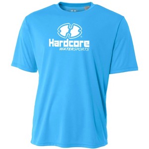 Hardcore Men's Short Sleeve Rash Guard Surf Shirt - Relaxed Fit Swimwear Designed for Combined Comfort and Performance - 1 of 4
