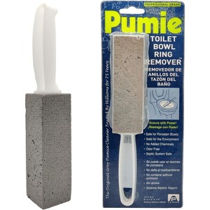 Pumie Pumice Stone Toilet Bowl Ring Remover with Handle (Pack of 1) - 1 of 3