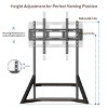 Artloge Heavy Duty Freestand TV Stand Industrial TV Mount Stand Corner TV Floor Stand Adjustable for 40-75" TVs Max Load 80KG with Storage Shelves - 4 of 4