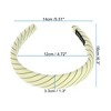 Unique Bargains Women's Classic Wide Twill Headband 6.3"x5.51" 1 Pc - 3 of 4