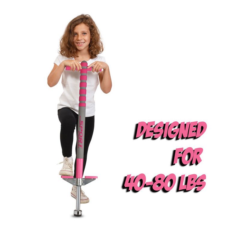 New Bounce Pogo Stick Easy Grip Sport edition, Ages 5-9 - 40 to 80 Lbs, 2 of 7