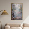 Art Remedy Pink Impressionisty Lilypads Impressionism Wall Art Framed - 2 of 4