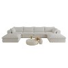 Whisen Cloud Sofa, Corduroy Fabric, Deep Seat Couche - 3 of 4