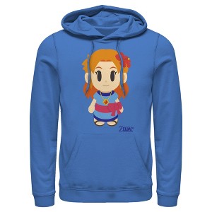 Men's Nintendo Legend of Zelda Link's Awakening Marin Avatar Pull Over Hoodie - 1 of 3