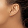 Chisel Stainless Steel Polished Crystal Stud Earrings - 4 of 4