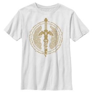 Boy's Nintendo The Legend of Zelda: Tears of the Kingdom Master Sword Icon T-Shirt - 1 of 4