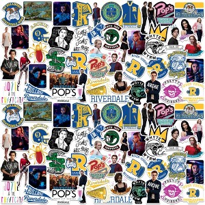Riverdale 100ct Vinyl Large Deluxe Stickers Variety Pack - 1 of 4
