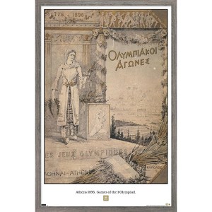 Trends International Team USA - Athens 1896. Games of the I Olympiad. Framed Wall Poster Prints - 1 of 4